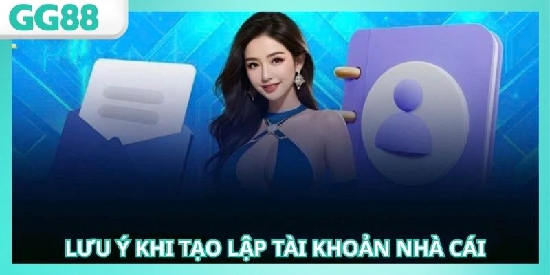 Người chơi lưu ý khi thực hiện tạo lập account cá cược